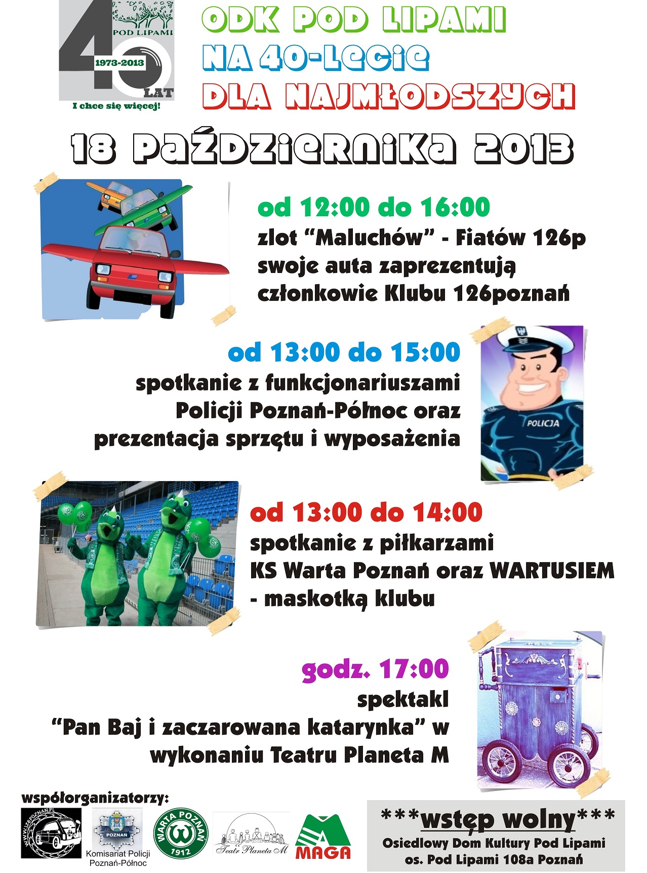 plakat 18 pazdziernika odk pod lipami